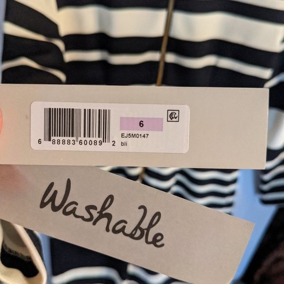 NWT Eliza J | Striped Knit Shift Dress - Picture 6 of 7